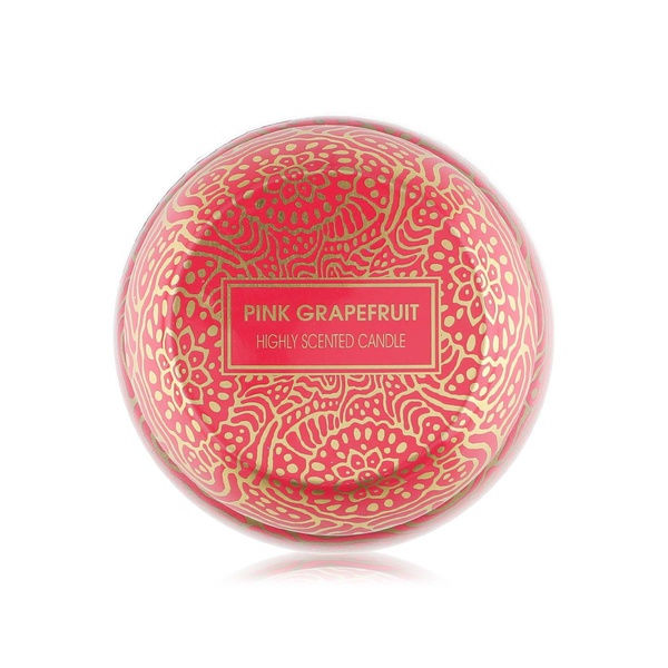 Aura Myst mini printed tin highly scented candle pink grapefruit - Waitrose UAE & Partners - 745760630325