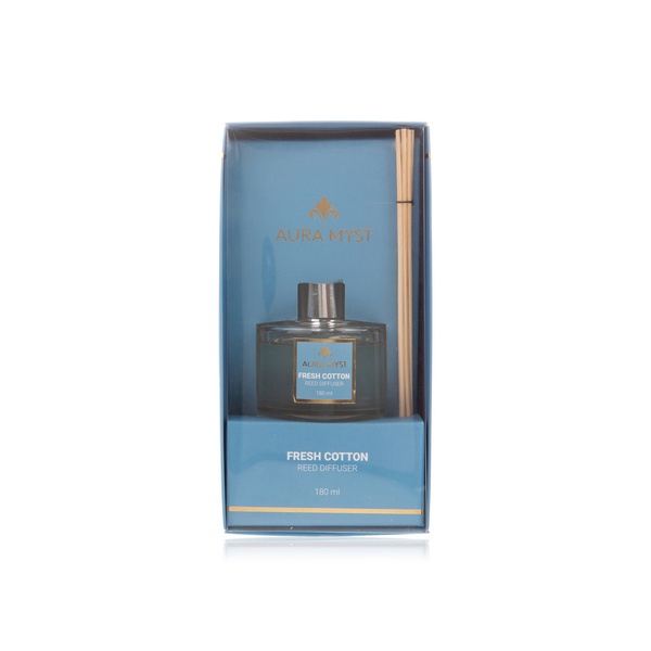 Aura Myst reed diffuser fresh cotton 180ml - Waitrose UAE & Partners - 745760631315