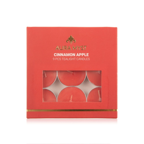 Aura Myst Tealight Candles Cinnamon Apple 9s - Waitrose UAE & Partners - 745760631650