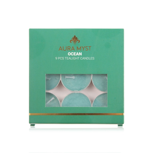 Aura Myst Tealight Candles Ocean 9s - Waitrose UAE & Partners - 745760631681