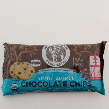 Semi-sweet organic chocolate chips - 0745998903345