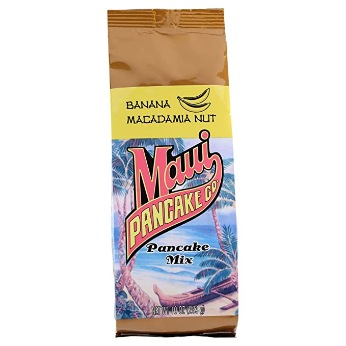 Hawaii Maui Pancake Co. Banana Macadamia Nut Pancake Mix - 746068219267