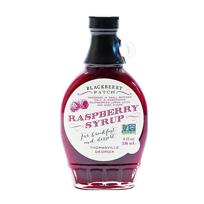 BLACKBERRY PATCH Raspberry Syrup, 8 OZ - 746143001251