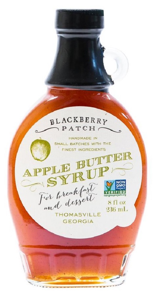 BLACKBERRY PATCH: Apple Butter Syrup, 8 oz - 0746143412897