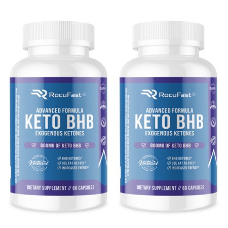 2-Pack Premium Keto Diet Pills - Utilize Fat for Energy with Ketosis - Boost Energy & Focus, Manage Cravings, Support Metabolism - Keto BHB Supplement for Women and Men - 746241954374