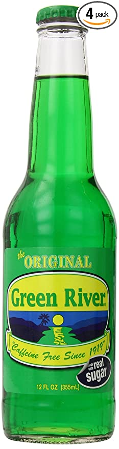  Green River Soda, 12 Ounce (Pack of 4)  - 746742001041