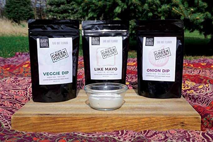 Gnarly Pepper SET - Healthy Mayonnaise alternative, Onion Dip, Veggie Dip, healthy dip option, plain greek yogurt, low calories, high protein - 747090497630