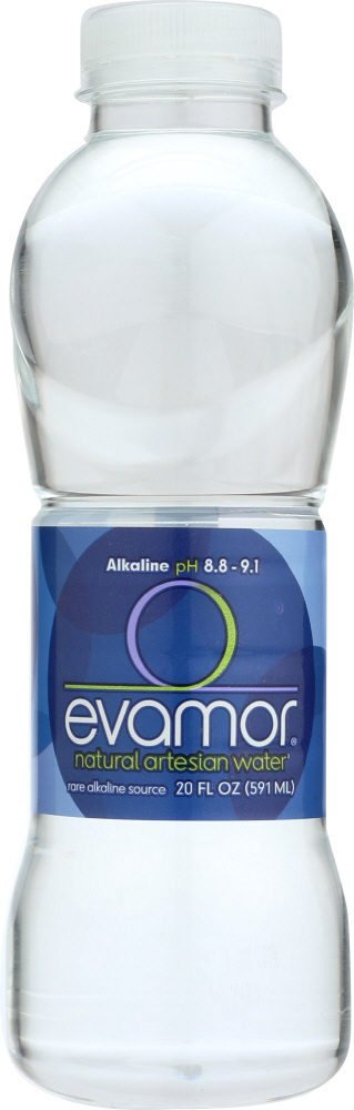 EVAMOR: Natural Artesian Water, 20 oz - 0747525200200