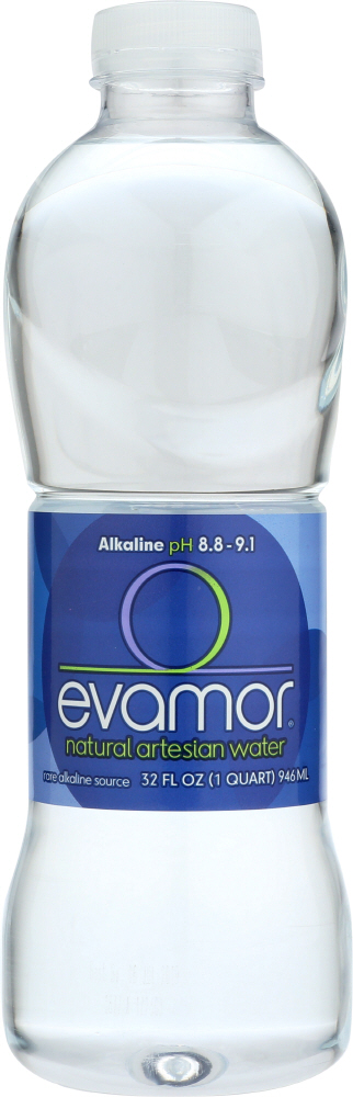 EVAMOR: Natural Artesian Water, 32 oz - 0747525200323