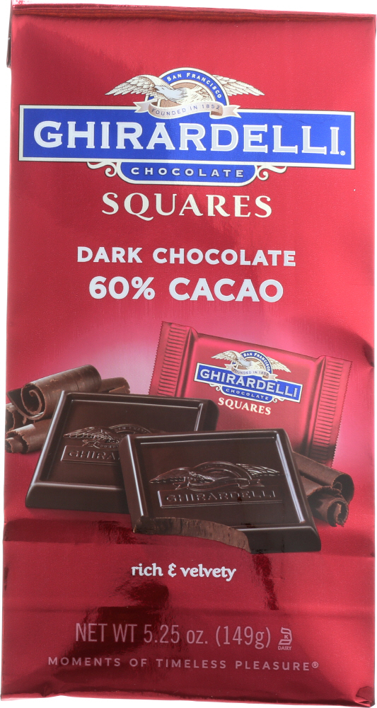 60% Cacao Dark Chocolate Squares - 747599306556