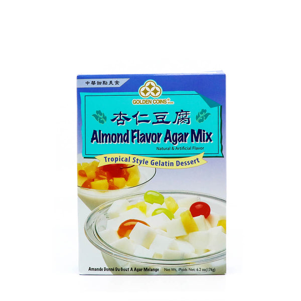 Golden Coins, Almond Flavor Agar Mix, Almond - 0748229900045