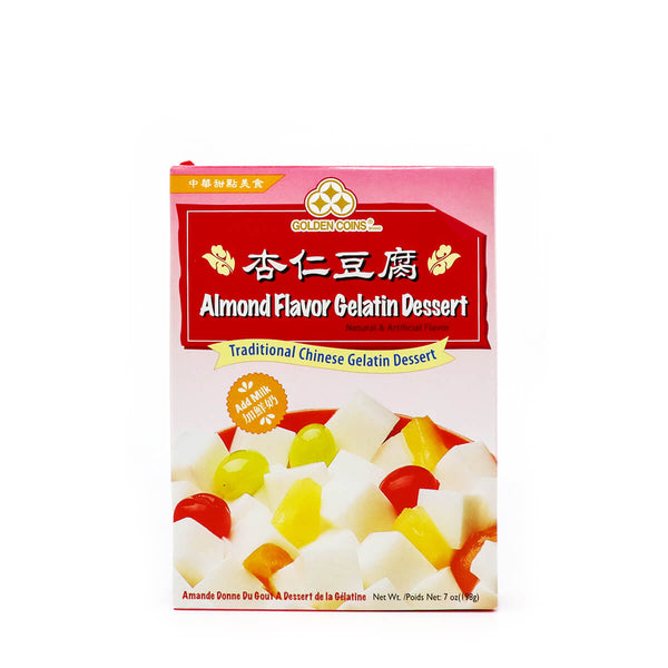 Golden Coins, Traditional Chinese Gelatin Dessert, Almond - 0748229920012