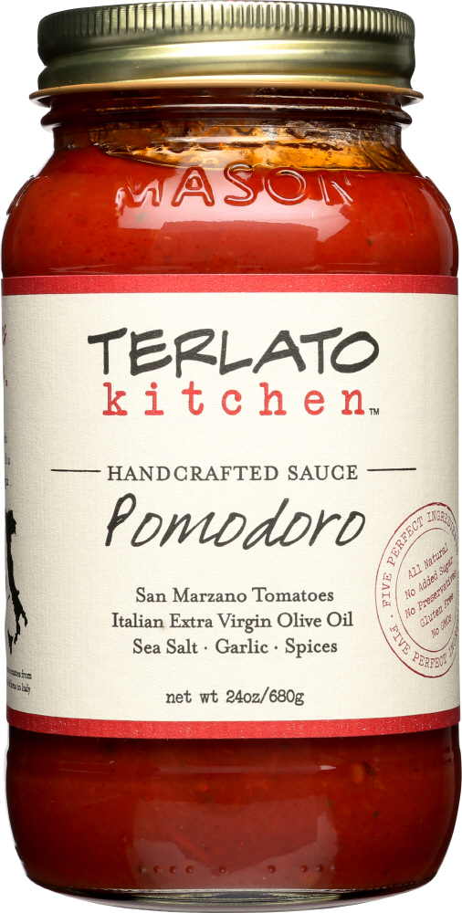 TERLATO KITCHEN: Sauce Pomodoro Small Batch, 24 oz - 0748252561541