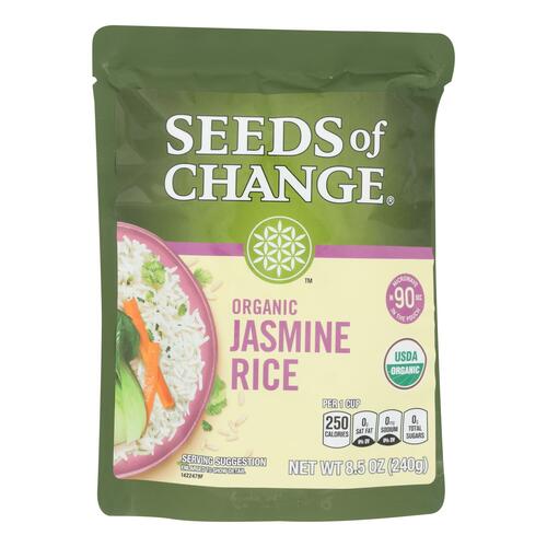 Seeds Of Change - Rice Aromatic Jasmine - Case Of 12 - 8.5 Oz - 0748404420559