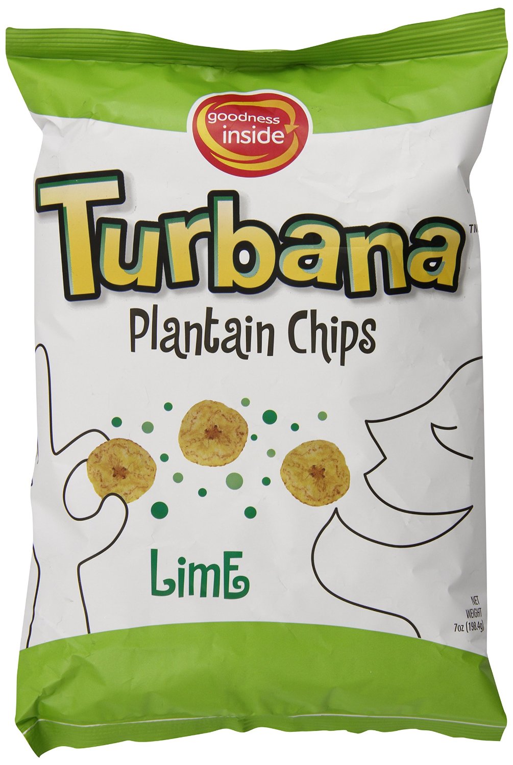 Lime Plantain Chips, Lime - lime