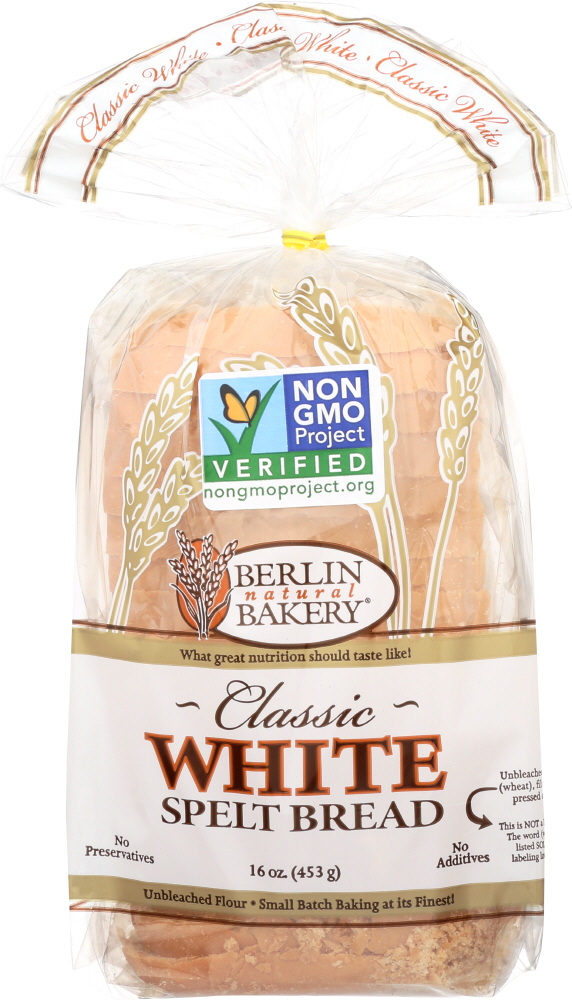 BERLIN BAKERY: White Spelt Bread, 1 lb - 0749601012035