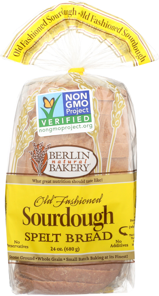 BERLIN BAKERY: Old Fashioned Sourdough Spelt Bread, 1.50 lb - 0749601012066
