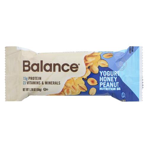Balance Bar - Yogurt Honey Peanut - 1.76 Oz - Case Of 6 - 750049000805