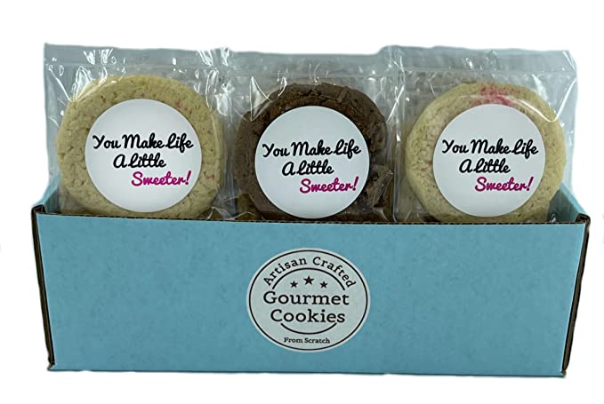  The Providence Cookie Company YOU MAKE LIFE SWEETER GOURMET COOKIE GIFT choose 1, 2, 3 or 4 Dozen (1/2 Dozen)  - 750258326765