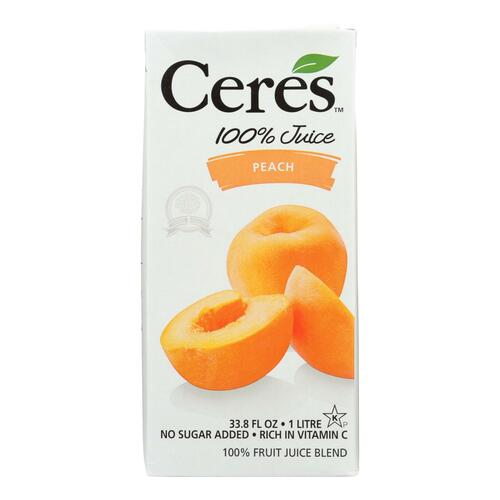 Ceres Juices Juice - Peach - Case Of 12 - 33.8 Fl Oz - kiwi