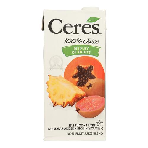 Ceres Juices Juice - Medley Of Fruit - Case Of 12 - 33.8 Fl Oz - 751217123494