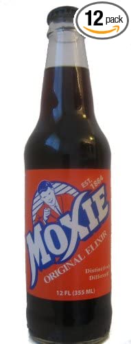 Moxie Original Elixir Made with Cane Sugar, 12 Ounce (12 Bottles) - 752385000600