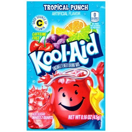  Kool-Aid Drink Mix, Tropical Punch (Pack of 24)  - 752798348832