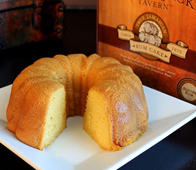  True Jamaican Rum Cake by Wicked Jack's Tavern | 20oz Butter Rum Cake for Birthday Gifts, Thank You Gifts, or Gourmet Gift Baskets | Cakes For Delivery | Liquor & Spirits Bakery & Dessert Gifts  - 752993140743