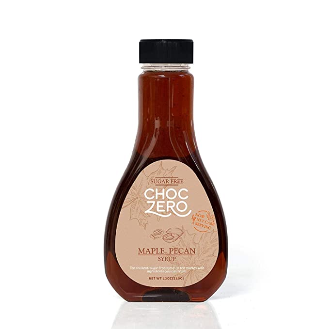 Honest Syrup, Maple Pecan Sauce. Sugar free, Low Carb, No preservatives. Thick and Rich. Sugar Alcohol free, Gluten Free, Dessert and Breakfast Topping. 2 Bottles(2X12oz) - 753070497934