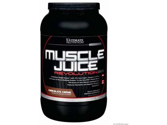 Ultimate Nutrition Muscle Juice Revolution Weight and Lean Muscle Mass Gainer Protein Powder with Glutamine, Micellar Casein and Time Release. - 753192297634