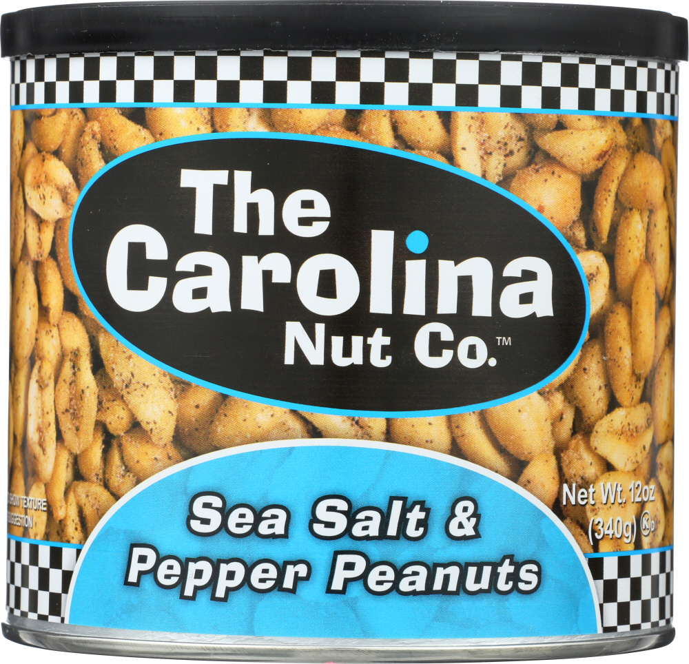 The Carolina Nut Co., Sea Slat & Pepper Peanuts - 753695110089