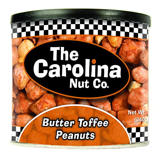The Carolina Nut Co, Flavored Peanuts, Butter Toffee - 753695110478