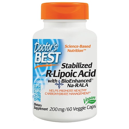 Doctor's Best Stabilized R-Lipoic Acid, 200mg/60 Count (B007ZBG6AK) - 753950002784