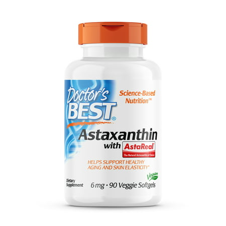 Doctor s Best - Astaxanthin with AstaReal 6mg 90 Veggie Softgels - 753950003675