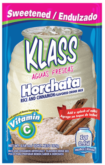KLASS: Beverage 1 Quart Mix Sweetened Horchata, .58 oz - 0754177501647