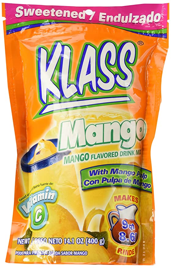  KLASS Mango Instant Drink Mix 14.1 oz  - 754177830525