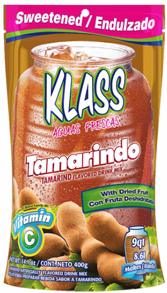KLASS: Beverage Mix Tamarindo Sweetened, 14.1 oz - 0754177830532