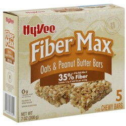 Hy Vee Chewy Bars, Fiber Max - 75450075250