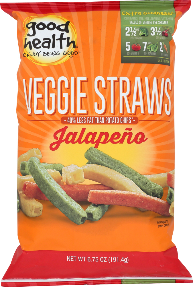 Jalapeno Veggie Straws, Jalapeno - 755355003083
