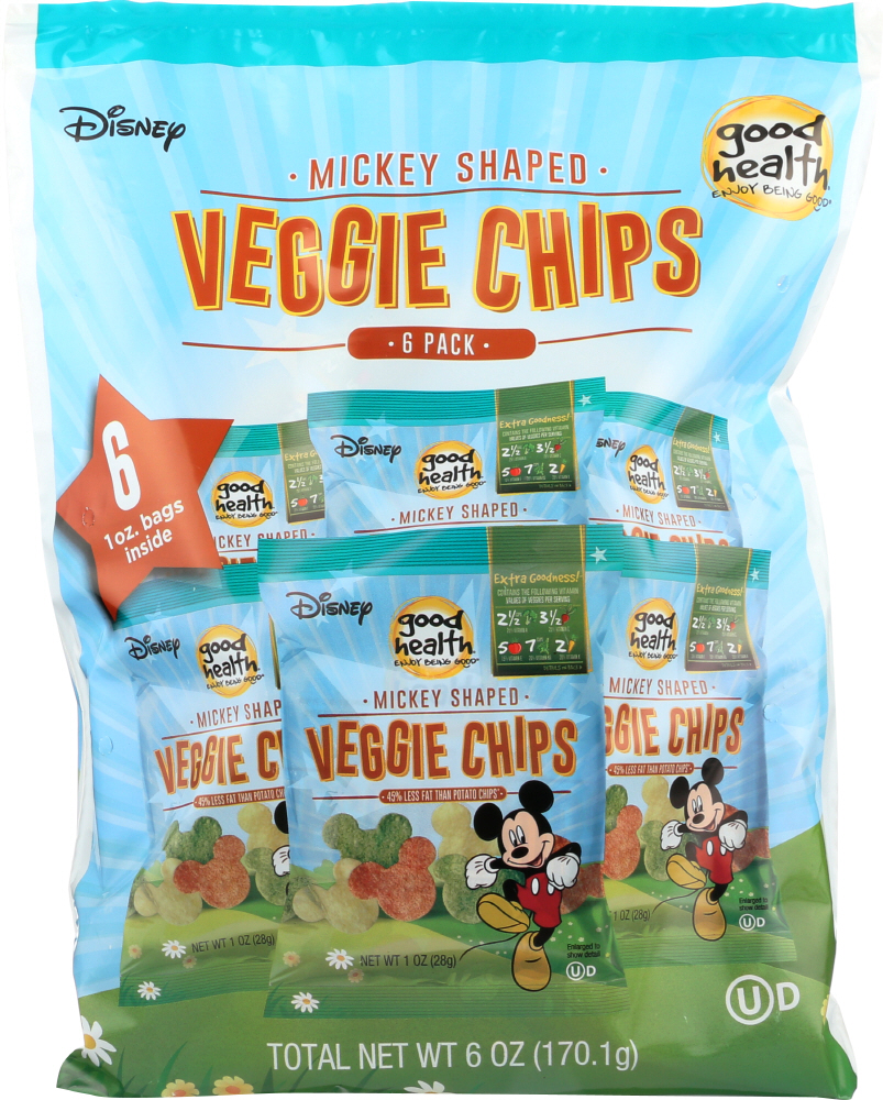 Mickey Shaped Veggie Chips - 755355005773
