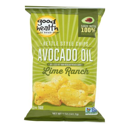 GOOD HEALTH: Kettle Chips Avocado Oil Lime Ranch, 5 oz - 0755355008101