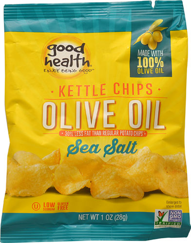 Sea Salt Olive Oil Kettle Style Chips, Sea Salt Olive Oil - 755355101123