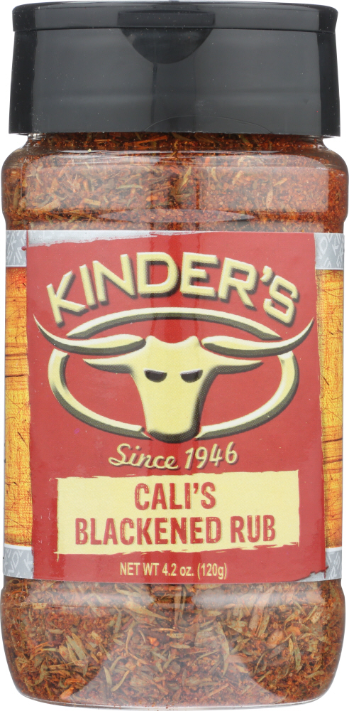 KINDERS: Calis Blackened Rub, 4.2 oz - 0755795375047