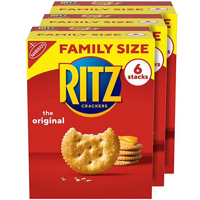  RITZ Original Crackers, Family Size, 3 Boxes - 756035430342