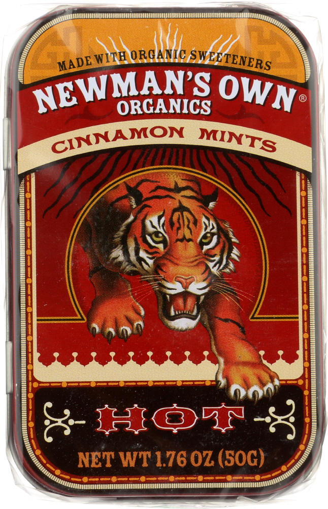 Newman'S Own, Organics Cinnmon Mints, Hot - 757645016001