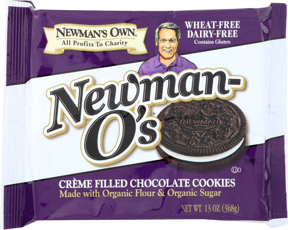 Newman'S Own, Newman-O'S, Creme Filled Chocolate Cookies - 757645021487