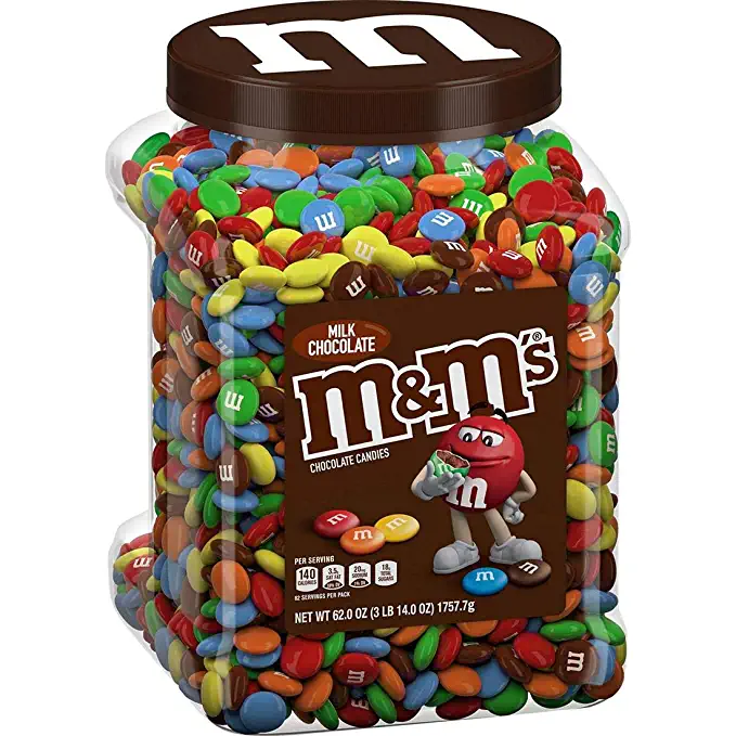  M&M's Pantry Size Milk Chocolate Candy, 62 Ounce , ()  - 757817423248