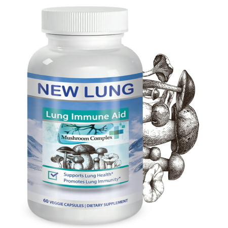 New Lung Cleanse and Detox Vitamin Supplements for Support Lung Inhaler - 60 Capsules - 758475509633