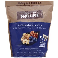 Back to Nature Granola to Go - 759283000145