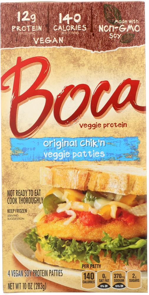 Veggie Patties, Original Chik'N - 759283600116
